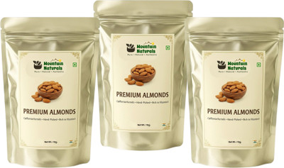 Mountain Naturals Premium California Almond | Dry Fruits, Nuts, Almonds Almonds(3 x 1 kg)