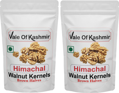 vale of kashmir Himachal Walnut Kernels, Natural Organic Fresh Crop Walnuts Without Shell Walnuts(2 x 0.5 kg)