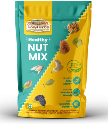 DAILYHERBS Healthy Nutmix | Mixed Dryfruits | Source Of Vitamin And Minerals  (1 Kg) For Rs. 434 @ 67 %