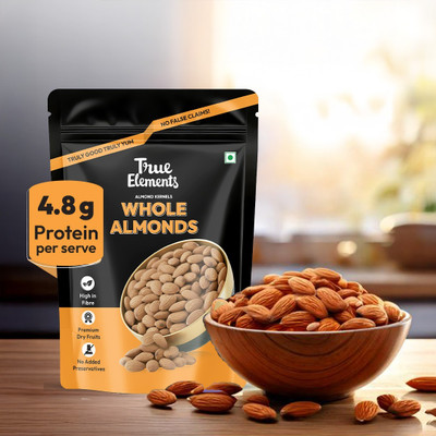 True Elements California Almonds, Premium Dryfruits Badam Almonds(1 x 1 kg)