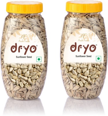 dryo Premium Raw Sunflower Seeds, Sunflower Seeds for Eating - 230g x 2 (Pack of 2) Assorted Seeds & Nuts(2 x 250 g)