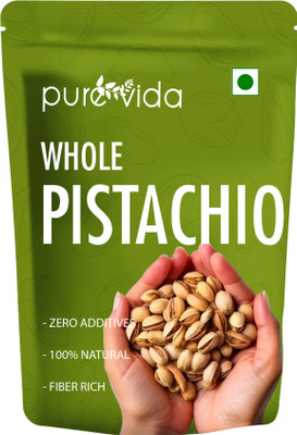 Purevida Premium Pista | Crunchy & Nutrient-Rich | High in Protein, Fiber & Healthy Fats Pistachios(1 x 200 g)