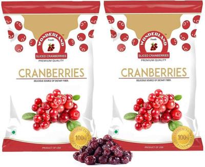 WONDERLAND DRIED-WHOLE-CRANBERRY-100g-Pack-Of-2 Cranberries(2 x 100 g)