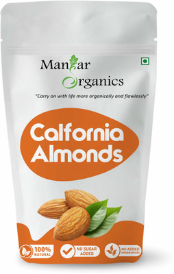 ManHar Organics Natural Californian Almonds | Badam Giri | Nutritious & Delicious High in Fiber Almonds(1 x 900 g)