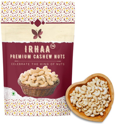 IRHAA Premium W400 Cashew Nuts | Budget-Friendly Kaju | Healthy Dry Fruits | 1Kg Cashews(1 x 1 kg)