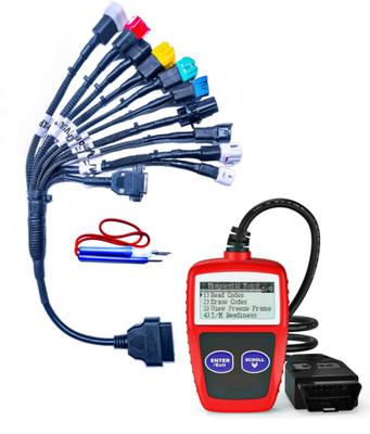 RG V311 BS6 Bike OBD Scanner All Bike Heavy Duty Universal Wire V311+11Cable OBD OBD Reader