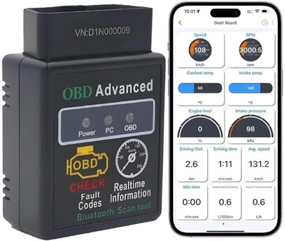 your own shop Automotive OBD2 Scanner OBDII ELM 327 Engine Diagnostic Reader OBD Reader