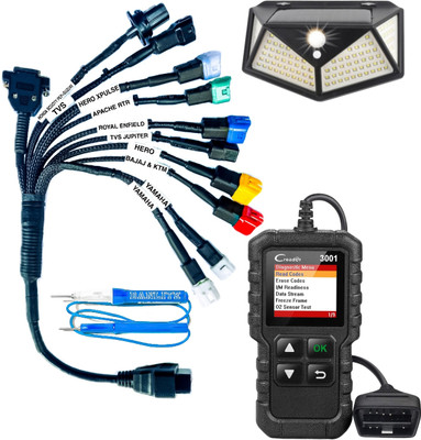DANLITE TOOLS AND TECHNICIAN Bs6 bike cable launch creader 3001 free continuity tester OBD Interface