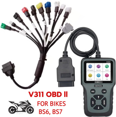 Oritool All BS6 Bike Cable Combo (11 Types Cable + V311 ) work OBD Interface