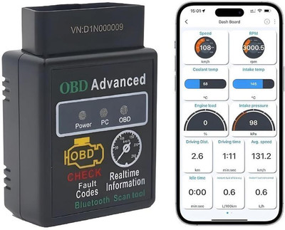 JN STORE Wireless Bluetooth Car Code Reader OBDII OBD2 ELM327 Scanner OBD Reader