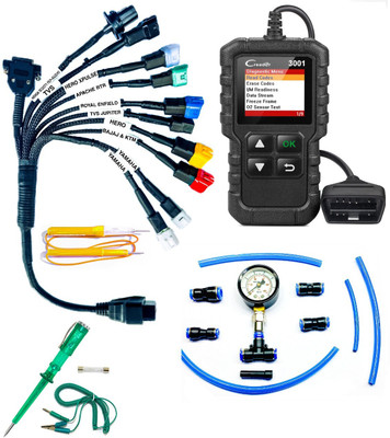 DANLITE TOOLS AND TECHNICIAN BS6 Bike Cable 11 Types Cable + Launch CR301 All Bikes Interface OBD Reader OBD Interface DANLITE TOOLS AND TECHNICIAN BS6 Bike Cable 11 Types Cable + Launch CR301 All Bikes Interface OBD Reader OBD Interface