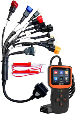 RG V317 OBD Scanner BS6 Bike OBD II Cable Complete Set OBD Tool OBD Interface