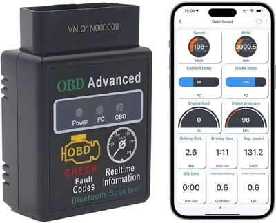 JN STORE Handy OBDII Auto Wireless OBD2 Car Code Reader ELM327 Bluetooth OBD Reader