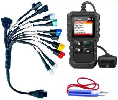 Obdking Bs6 bike cable launch creader 3001 free continuity tester OBD Interface