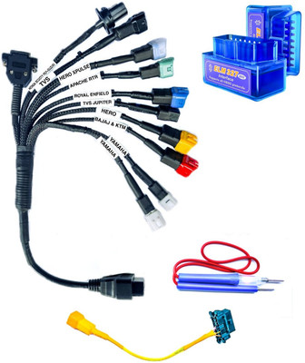DANLITE TOOLS AND TECHNICIAN Bs6 bike cable and elm scanner free continuity tester with special mold obd OBD Reader