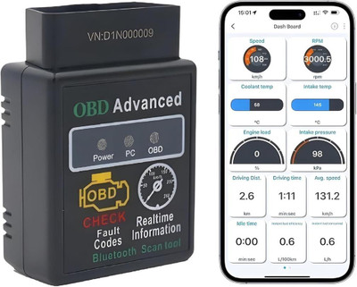 JN STORE Car OBDII OBD2 Wireless Diagnostic Tool Reader ELM327 Bluetooth OBD Reader