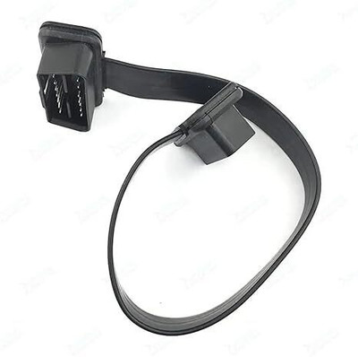 RG 30CM OBD Extension Cable 16 Pin Male to Female, Installation with 90 degree GPS OBD Reader