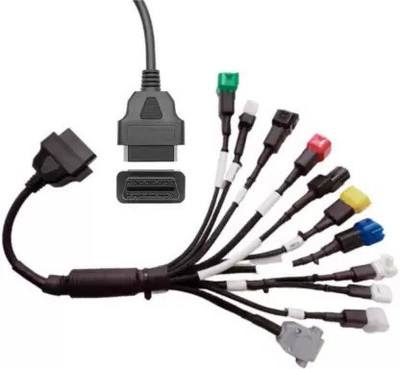 DANLITE TOOLS AND TECHNICIAN Multipin Converter Cable 11 Types OBD-II (OBD2) 16 pin Reader OBD Reader