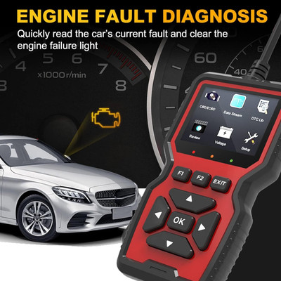 RG V519 OBDII Diagnostic Vehicle Code Reader for Cars and Three WHEELERS OBD Reader