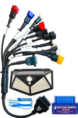 RG Bs6 bike cable with 11 coplar connectivity (free continuity tester) OBD Interface