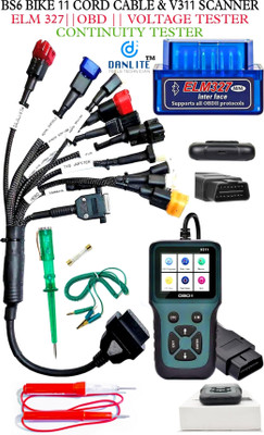 Danlite Tools Technician bs6 bike scanning combo set OBD Reader