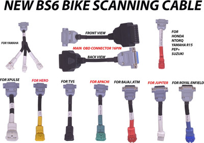 rgrinkumotors RG BS6 BIKE SCANNING COMBO OBD Reader
