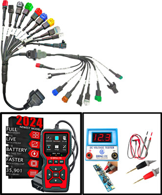 DLKW Danlite V519 OBD-II Scanner Dc Voltage For Bs6 Bs7 Bikes OBD Reader