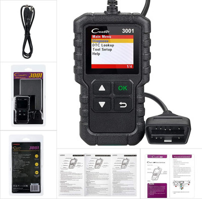 Xsentuals Creader 3001 OBD2 Scanner: Enhance Your BS6 Bike's Performance OBD Reader