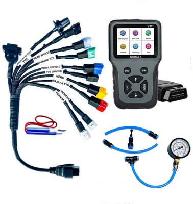 RG V311 Scanner with All BS6 Bike Scanner free Continuity Tester OBD Reader