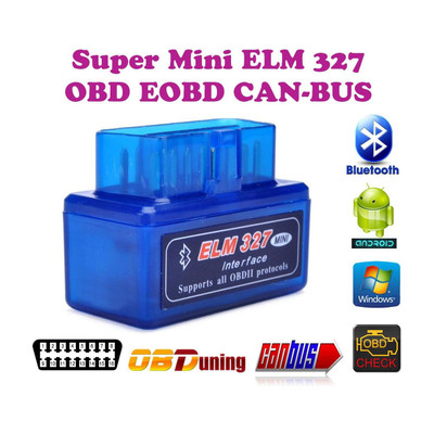 Right Gear ELM 327 v2.1 Bluetooth Torque Super Mini EOBD 2 CAN-BUS OBD2 Car OBD Reader