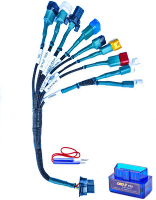 Danlite Tools Technician BS6 BIKE CABLE (GREEN TESTER) WITH ELM OBD AND CONTINUITY TESTER OBD Reader