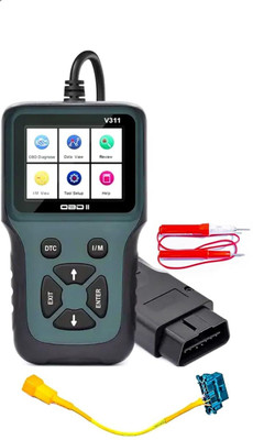 RG V311 All Bike bs6 v311 obd2 Scanner with 11 Cord Cable OBD Reader