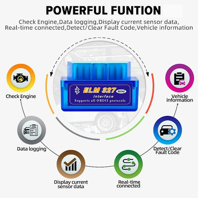 RG Mini ELM327 OBD2 Bluetooth obd scanner OBD Reader