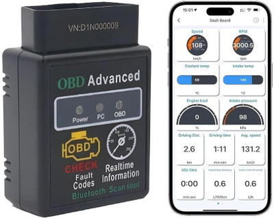 JN STORE ELM327 OBDII 2 Auto Bluetooth Car Error Reader Diagnostic Tool OBD Reader