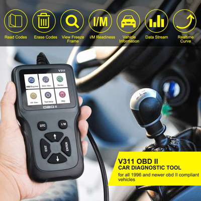 Xsentuals V311 OBD2 Scanner: Empower All BS6 Bikes - Advanced OBD Tool OBD Reader