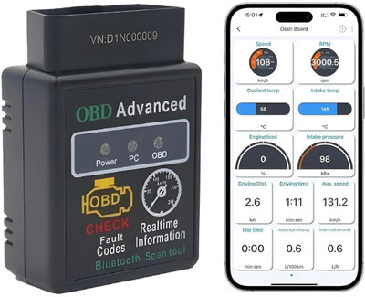 dhruv hub OBDII Bluetooth Car Diagnostic ELM327 Wireless OBD2 Engine Reader OBD Reader