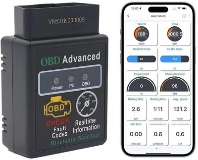 JN STORE Auto OBDII 2 OBD2 Engine Error Diagnostic Bluetooth ELM327 Tool OBD Reader