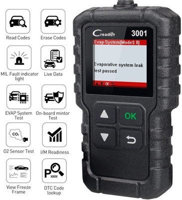 Xsentuals CReader 3001 BS6 Bike Scanner - Easy-to-Use Diagnostic Device for Motorbikes OBD Reader