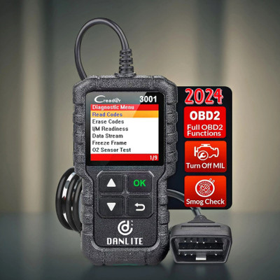 DLKW Danlite Launch Creader-3001 OBD-II Scanner For Bs6 Bikes & Cars OBD Interface