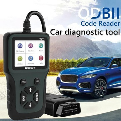 Obdking V311 OBD2 Car Bike Diagnostic Scanner Automotive OBDII Engine Fault Code Reader OBD Interface