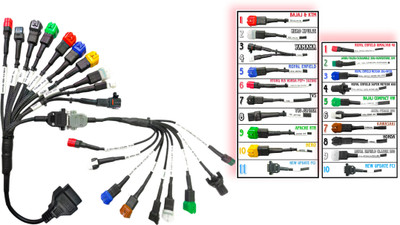 Danlite Tools Technician Danlite BS6-BS7 Bike Scanning Cable [21 Coplar Cable] OBD Reader