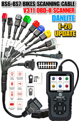 DLKW Danlite V311 OBD-II Scanner For Bs6 Bs7 Bikes OBD Reader