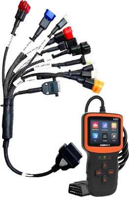 RG Bike Scanning Cable for BS6 with V317 OBD-II Scanner OBD Reader