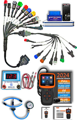 Danlite Tools Technician 21 Coplar V317 OBD-II Scanner With Multiiple Combo Kit OBD Reader