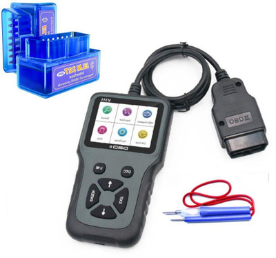 DANLITE TOOLS AND TECHNICIAN All BS6 Bikes Scanner v311 with OBD Bluetooth Scanner and Continuity Cable OBD Interface