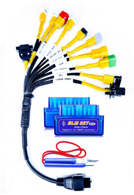 Danlite Tools Technician Bs6 bike cable yellow version with elm obd scanner obd cable free tester OBD Reader