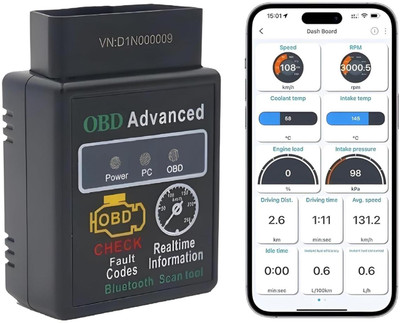 JN STORE ELM 327 Car OBDII 2 Universal Diagnostic OBD2 Scanner Tool OBD Reader