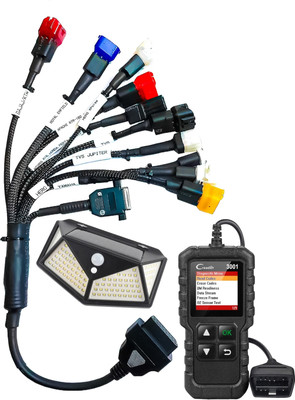 RG Bs6 bike cable (with obd elm and launch creader fully upgraded OBD Reader