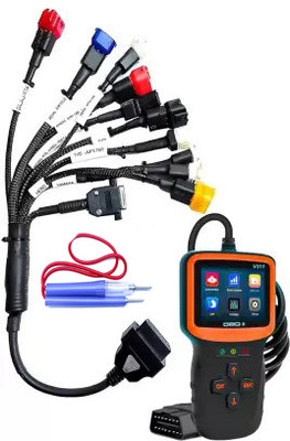 Obdking BS6 BS7 Bike Scanner V317 Obd Scanner + 11 Cord Obd Cable OBD Interface