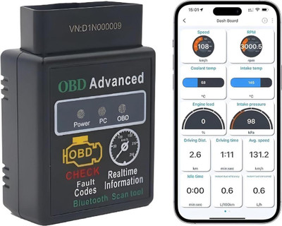 JN STORE Compact Car Engine Fault Detector OBDII OBD2 Wireless ELM327 Tool OBD Reader